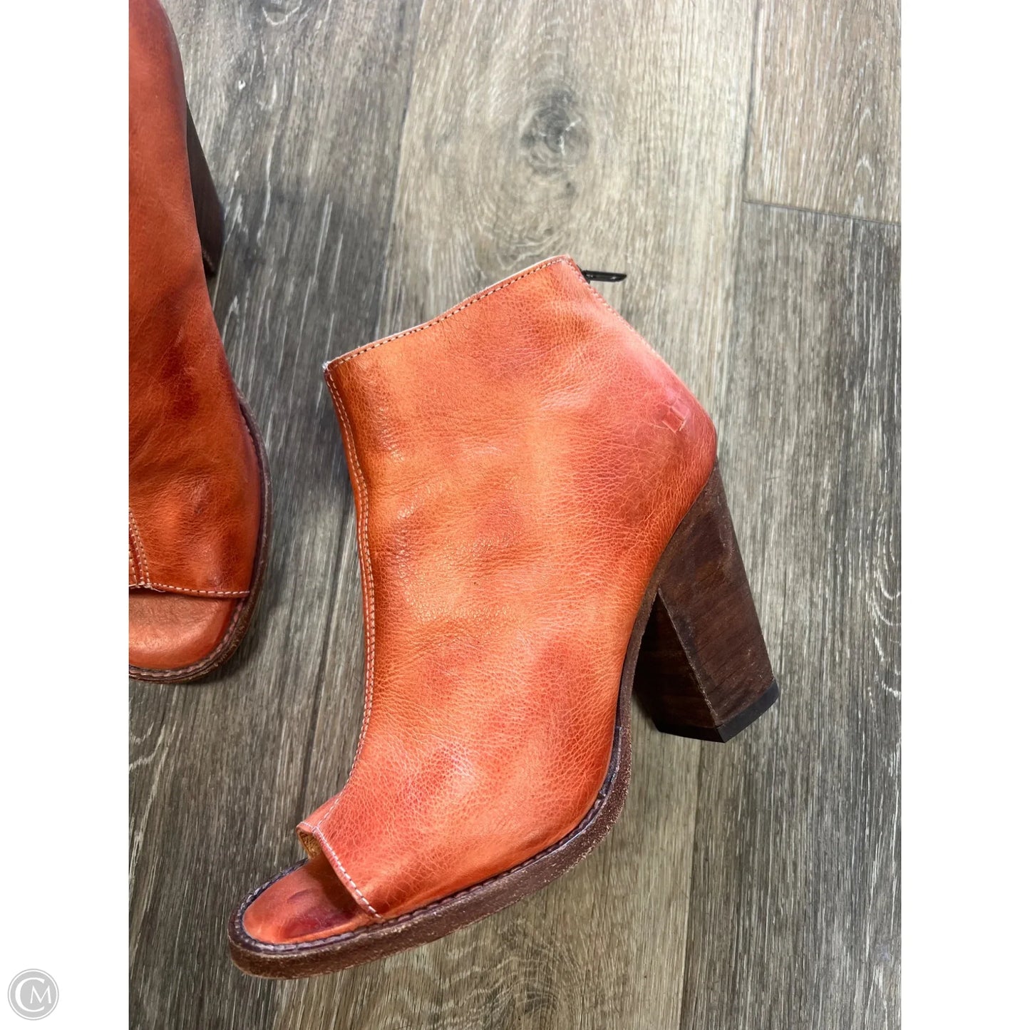 Shoes Heels Block By Bed Stu In Orange, Size: 6.5