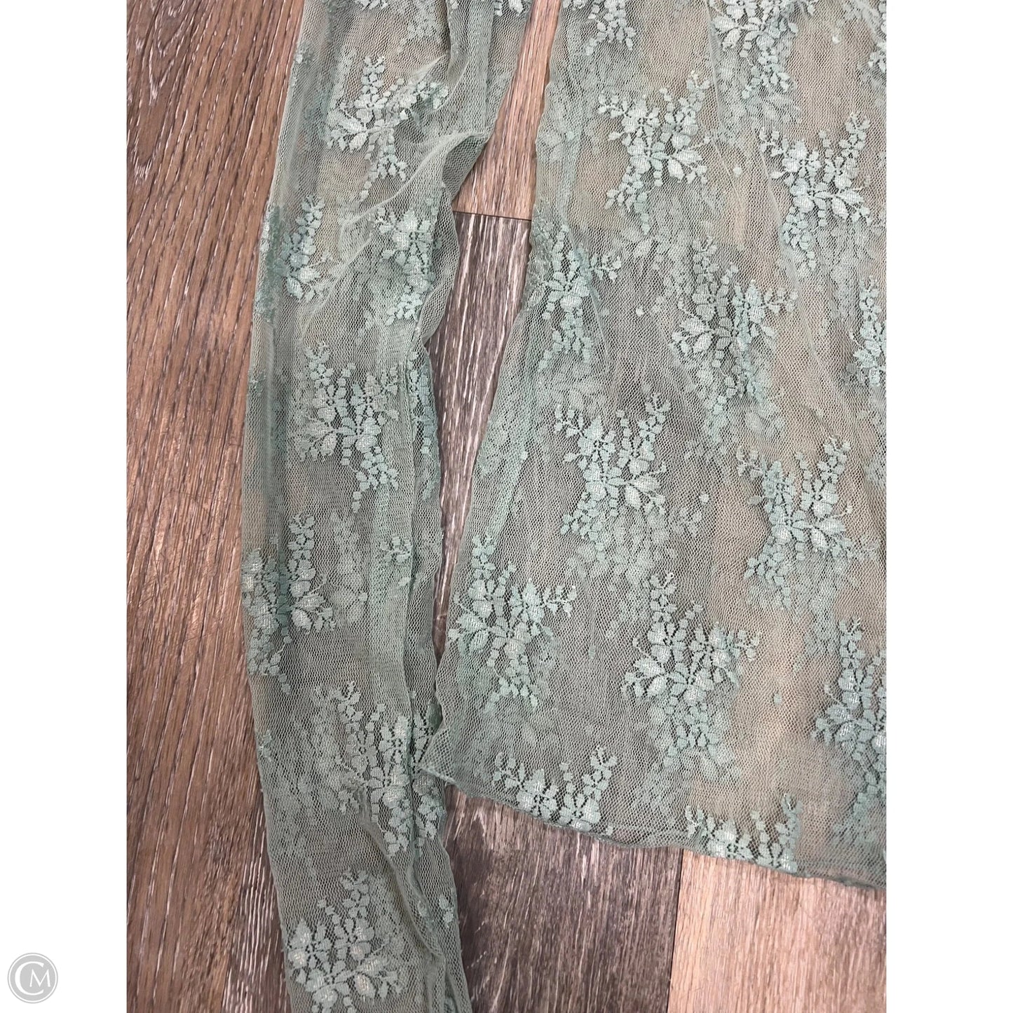 Top Long Sleeve By Free People In Green, Size: M