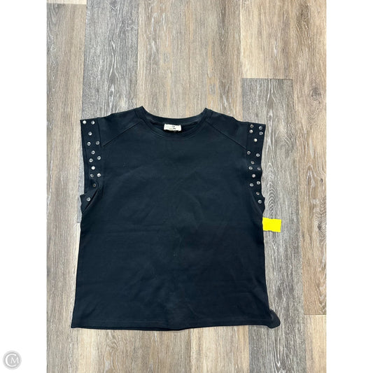 Top Short Sleeve By Entro In Black, Size: S