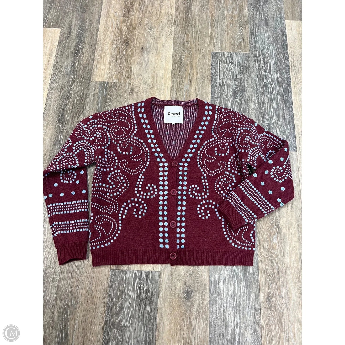 Sweater By &merci In Maroon, Size: S