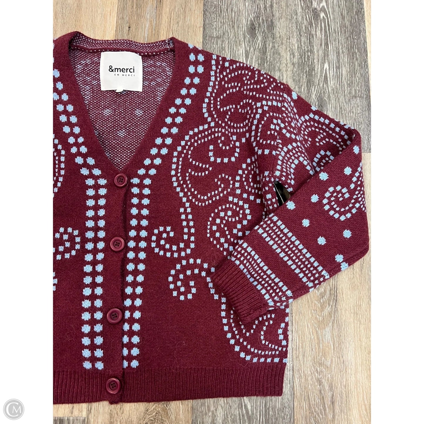 Sweater By &merci In Maroon, Size: S
