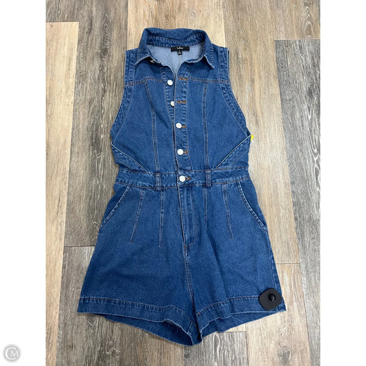 Romper By Lulu In Blue Denim, Size: S