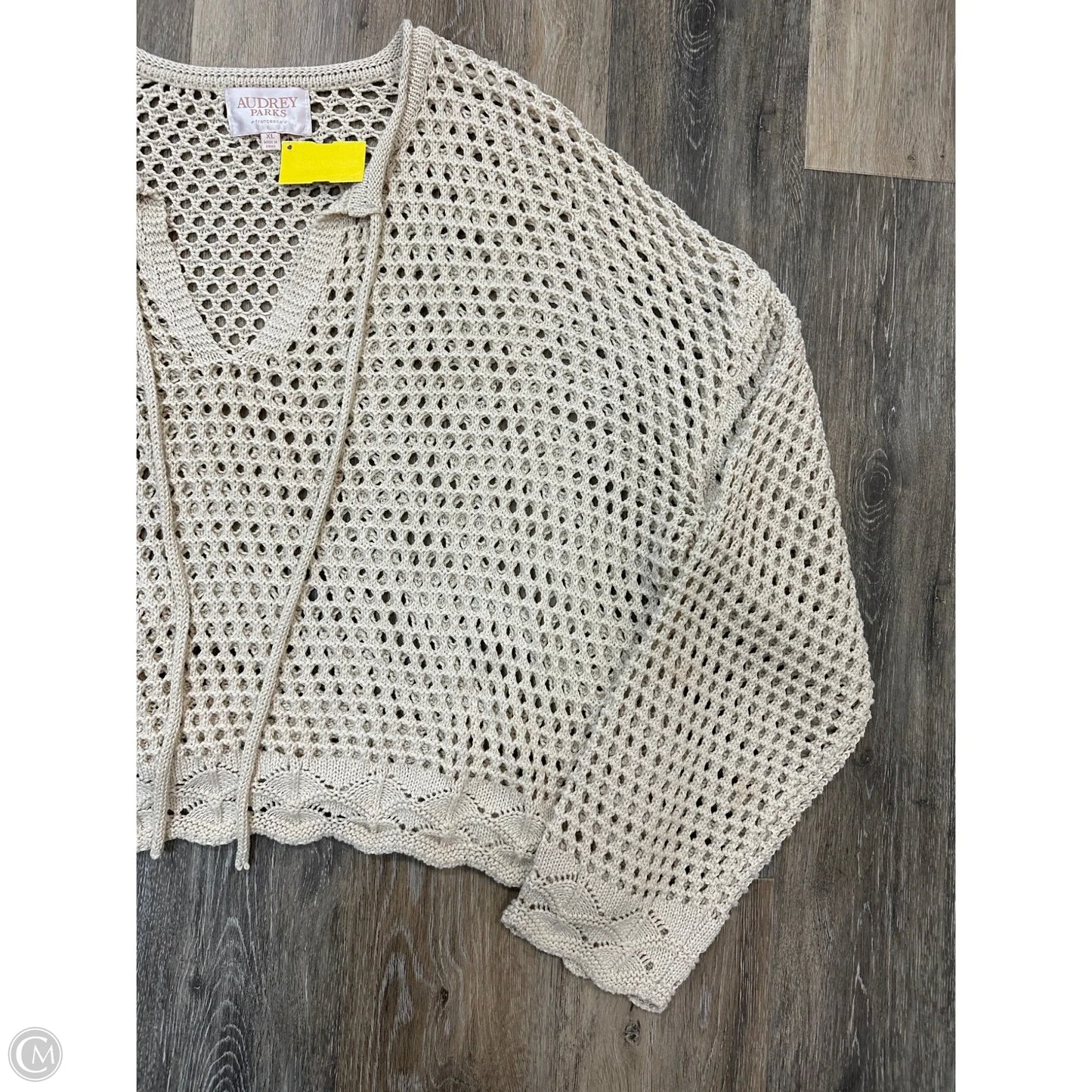 Sweater By Francesca's In Tan, Size: Xl