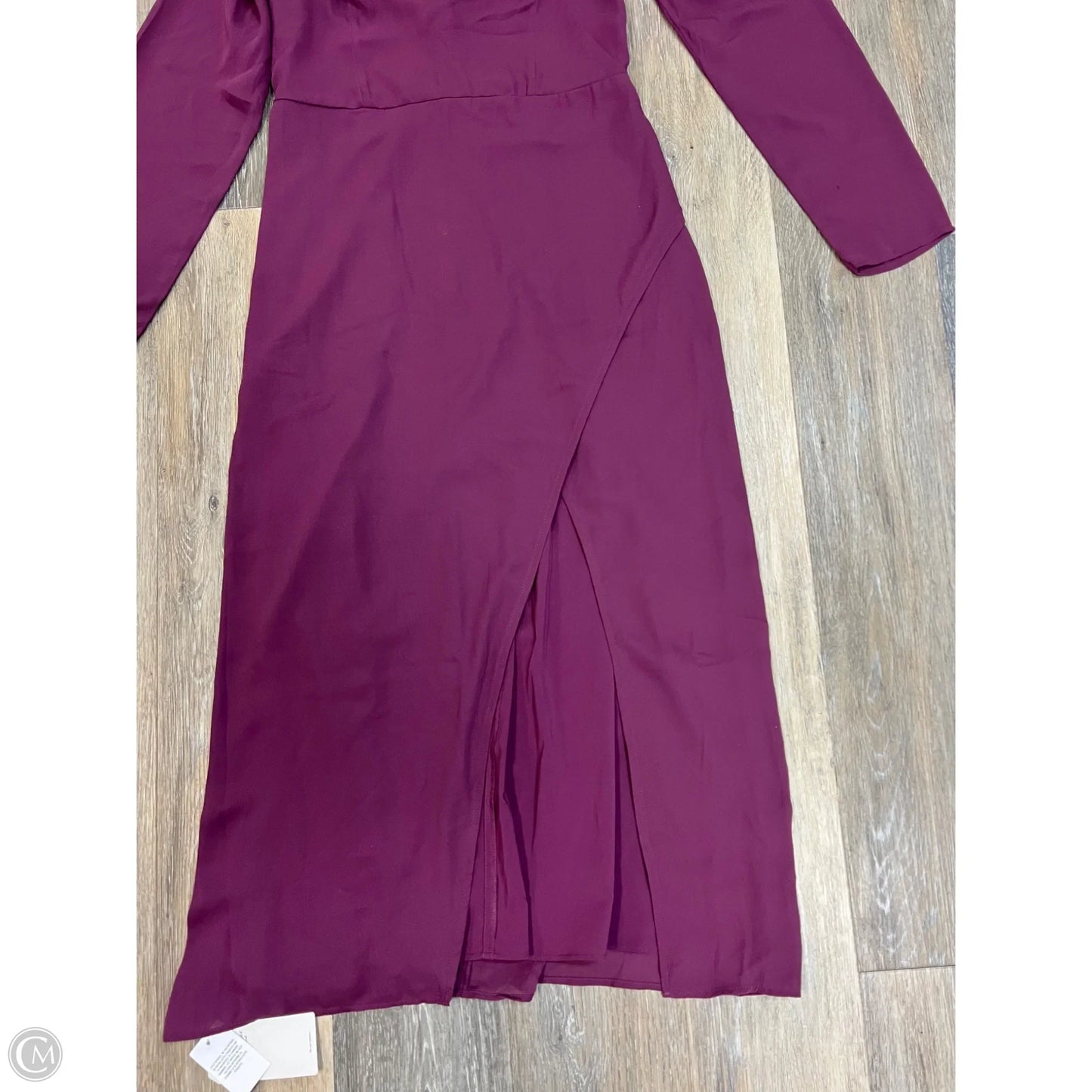 -Dress Party Long By Abercrombie And Fitch In Purple, Size: M