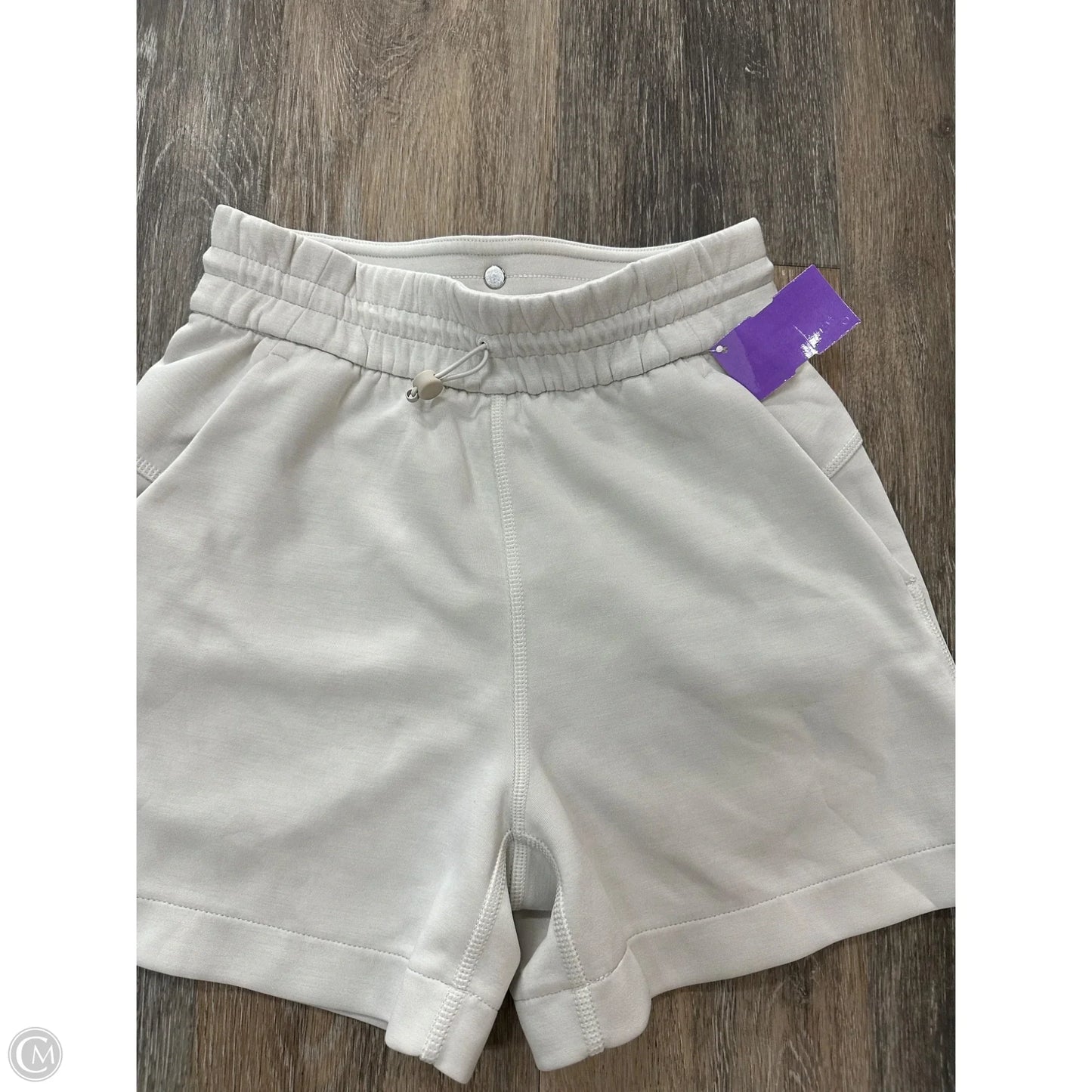 Athletic Shorts By Lululemon In White, Size: 0