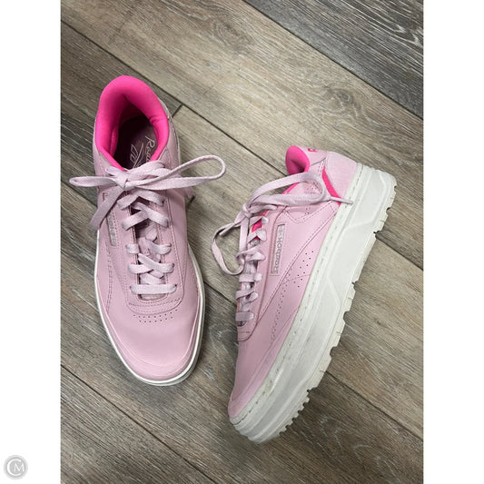 Shoes Athletic By Reebok In Pink, Size: 9