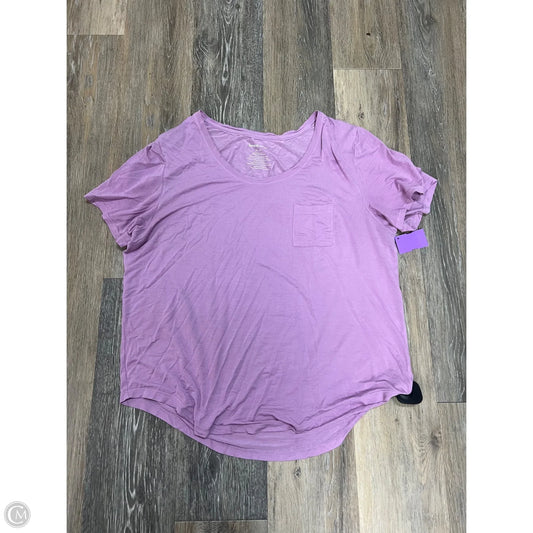 Top Short Sleeve By Tommy John In Pink, Size: M
