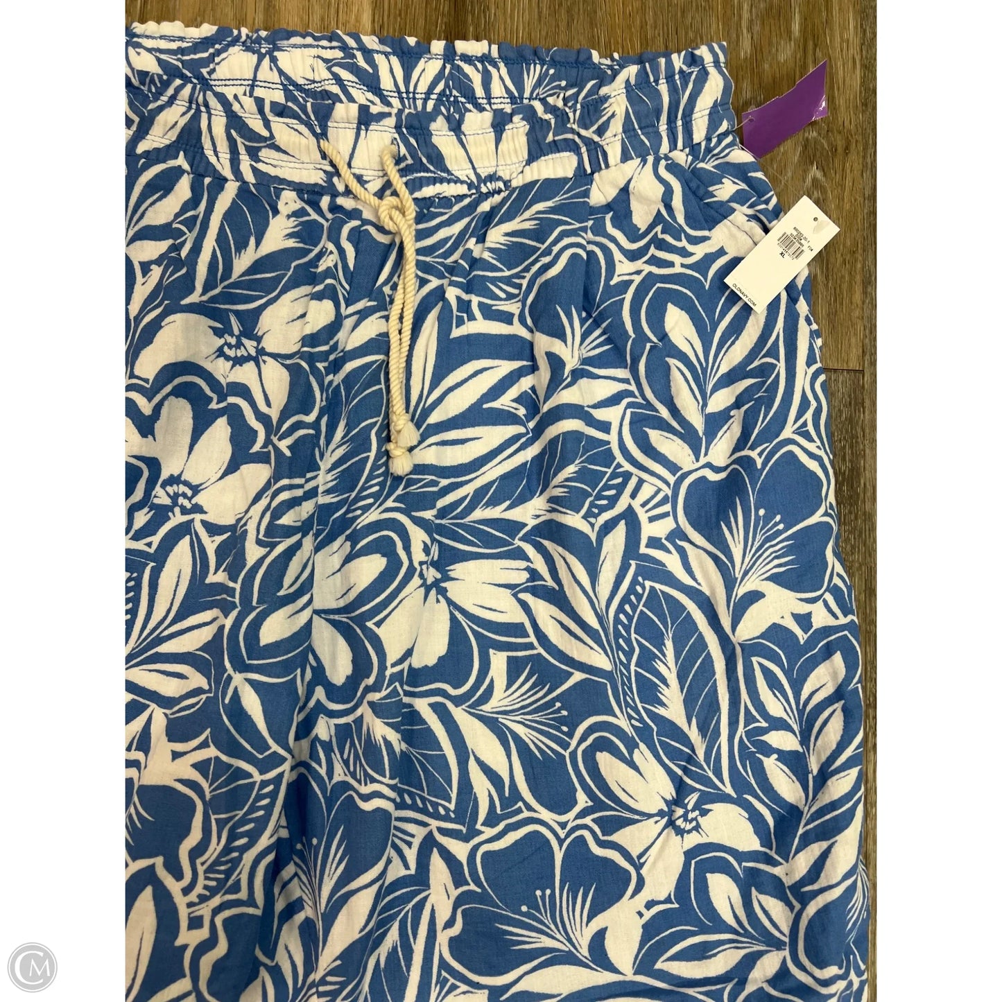Pants Linen By Old Navy In Blue, Size: Xl