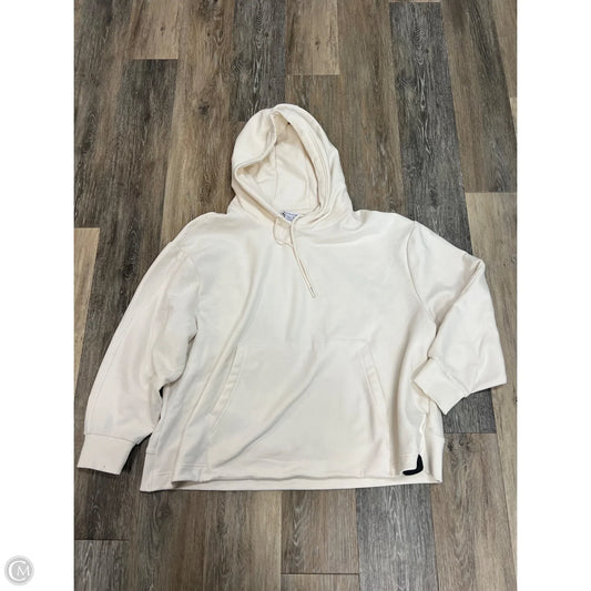Athletic Sweatshirt Hoodie By Athleta In Cream, Size: 2x