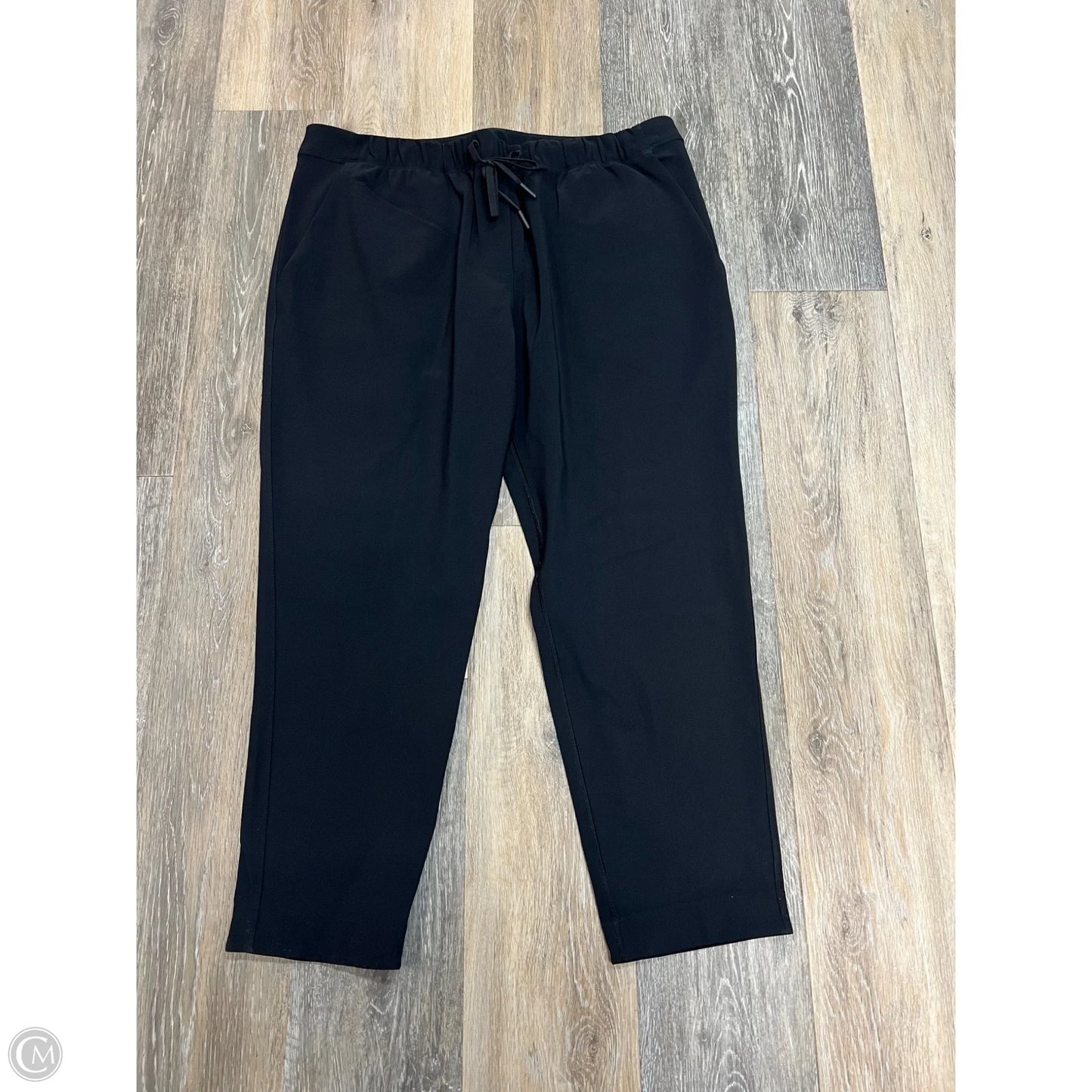 Athletic Pants By Lululemon In Black, Size: 12P