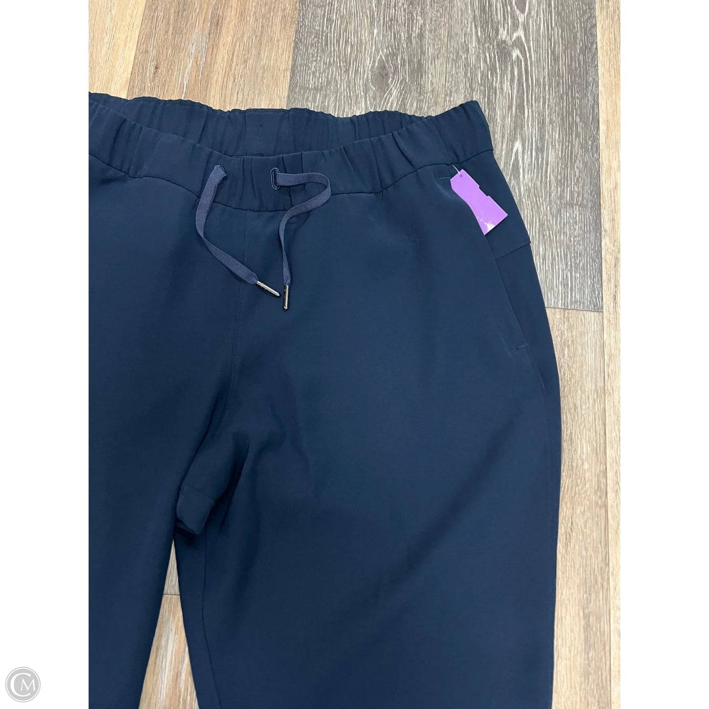 Athletic Pants Cropped By Lululemon In Navy, Size: 12