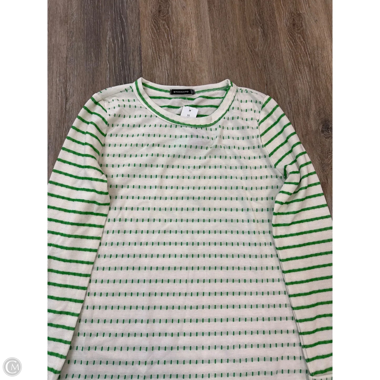 Top Long Sleeve By Staccato In Green, Size: Xs