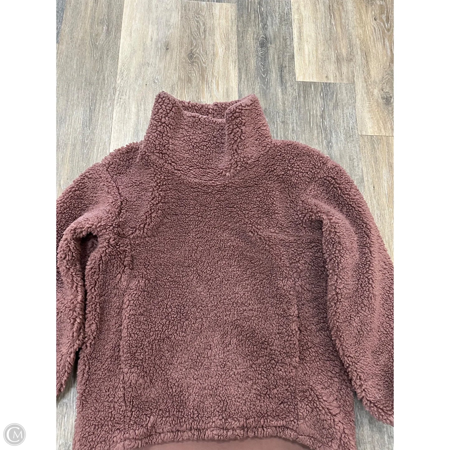 Athletic Jacket By Lululemon In Maroon, Size: 6