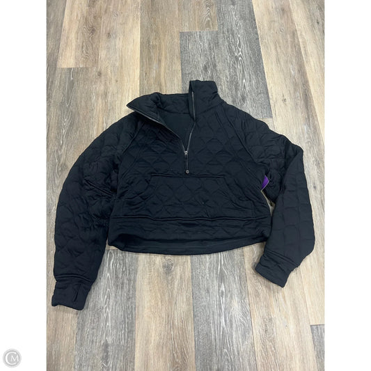 Athletic Sweatshirt Crewneck By Lululemon In Black, Size: XS/S