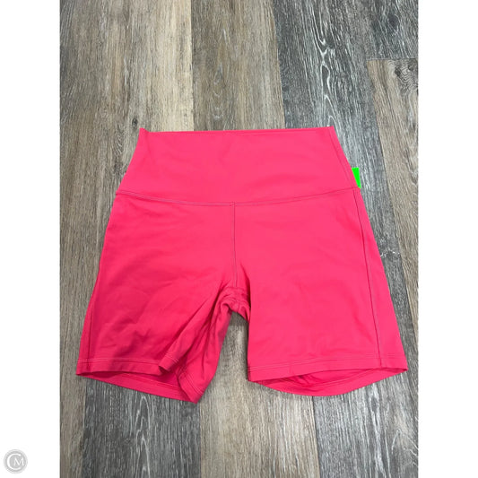 Athletic Shorts By Lululemon In Pink, Size: 8