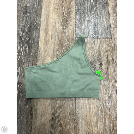 Athletic Bra By Set Active In Green, Size: Xs