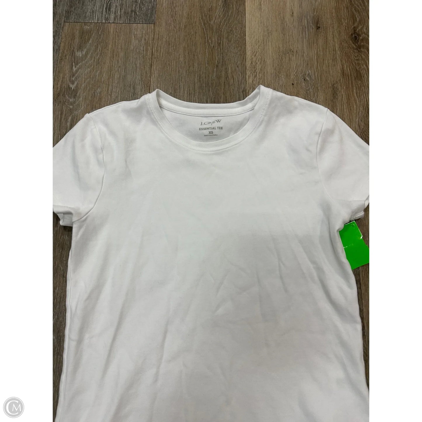 Top Short Sleeve By J. Crew In White, Size: Xs