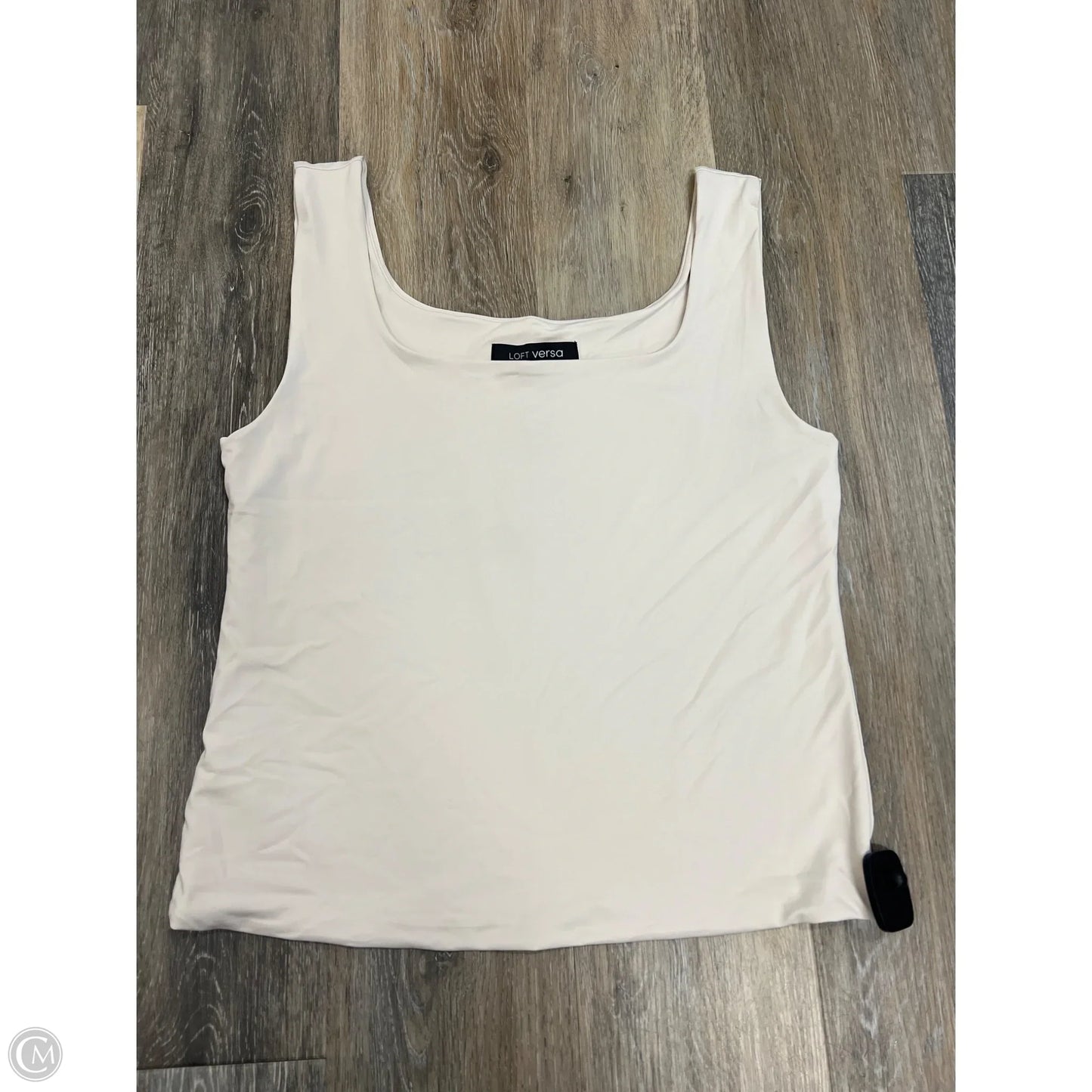 Tank Top By Loft In Cream, Size: Xl