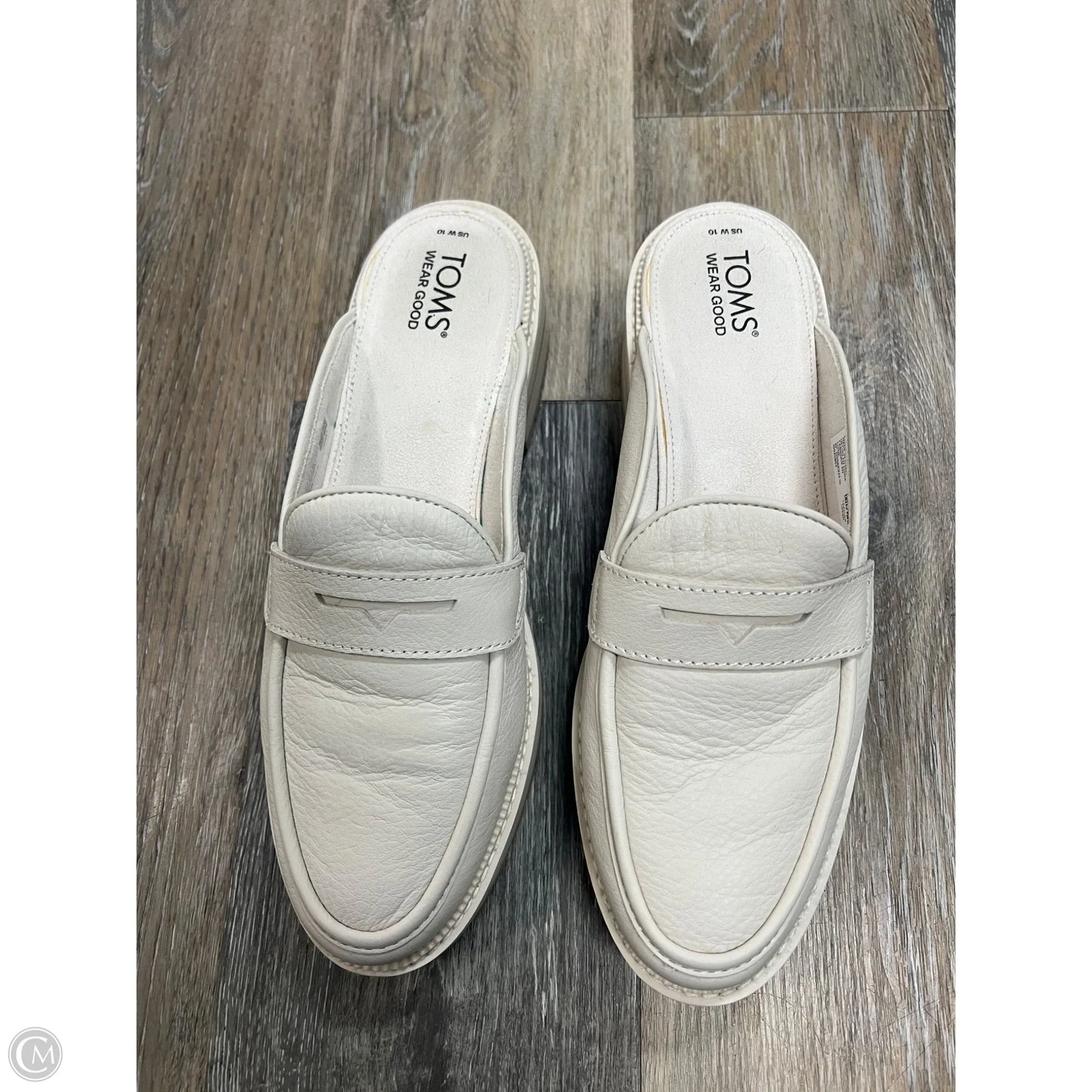 Shoes Flats By Toms In Cream, Size: 10