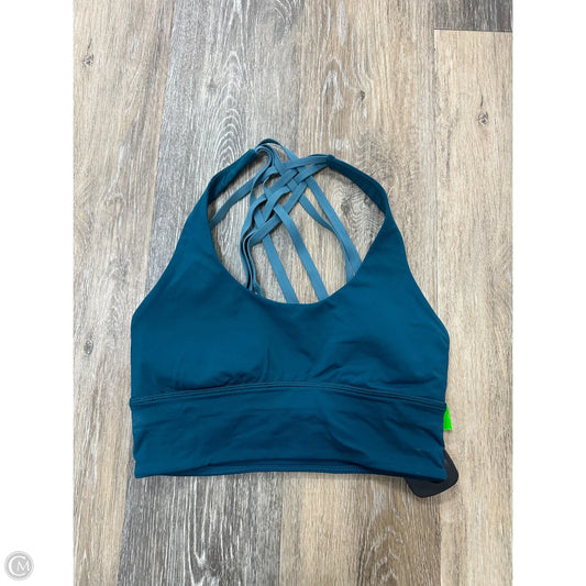 Athletic Bra By Lululemon In Teal, Size: 4