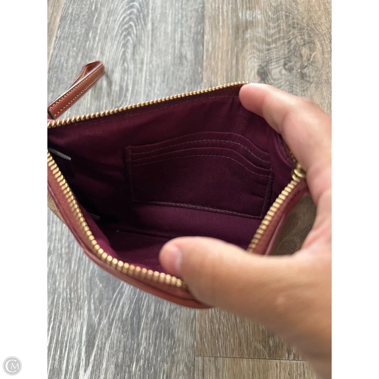 Wristlet Designer By Coach, Size: Medium