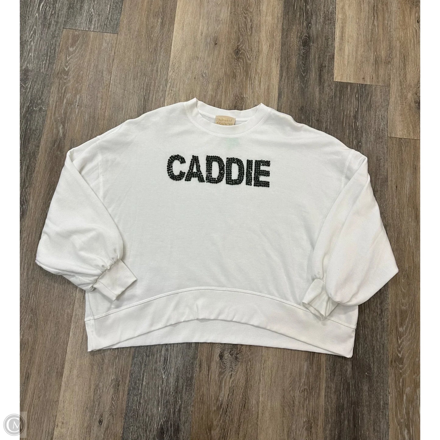 Sweatshirt Crewneck By Judith March In White, Size: M