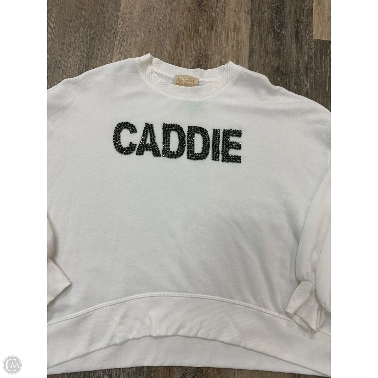 Sweatshirt Crewneck By Judith March In White, Size: M
