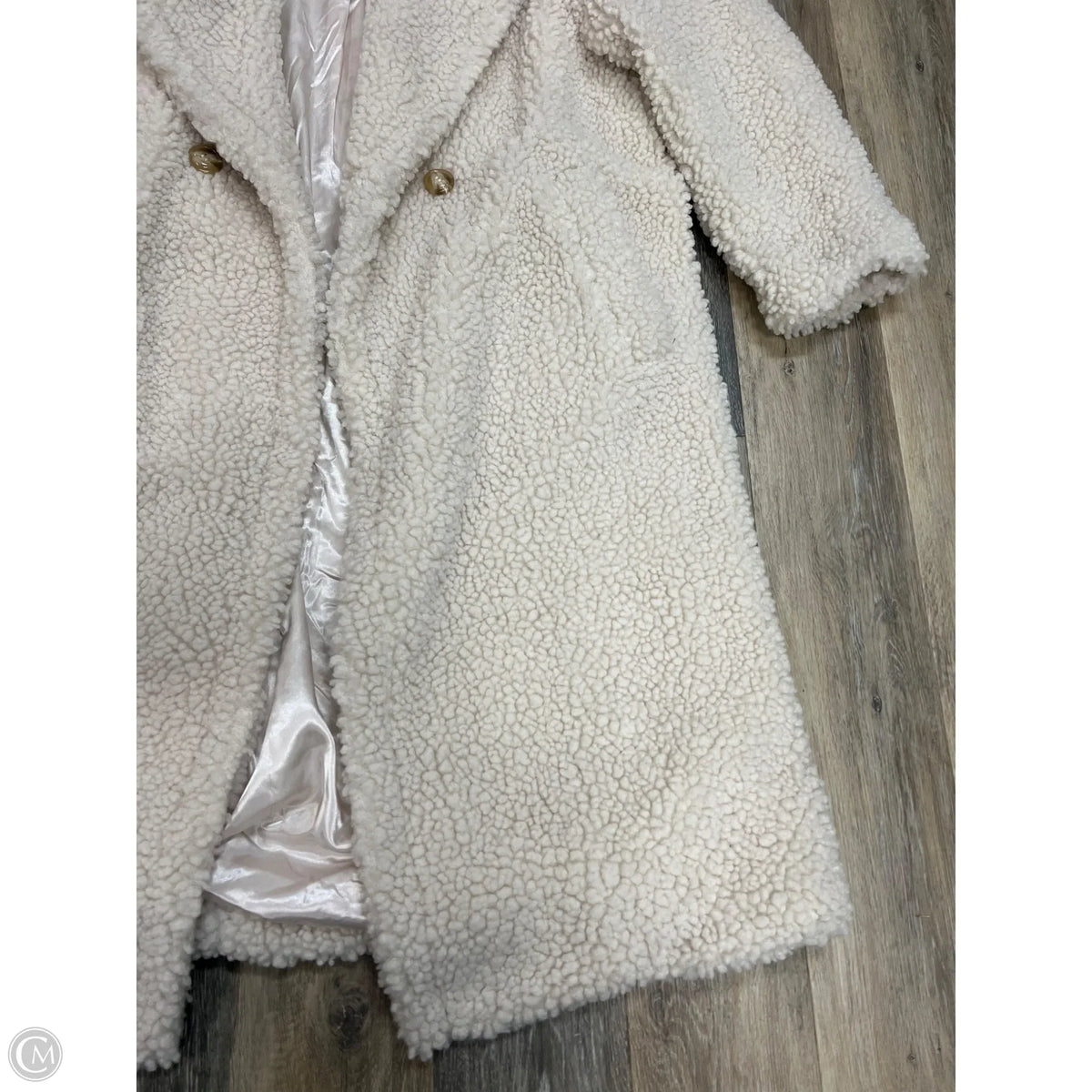 Coat Designer By Ugg In Cream, Size: Xl