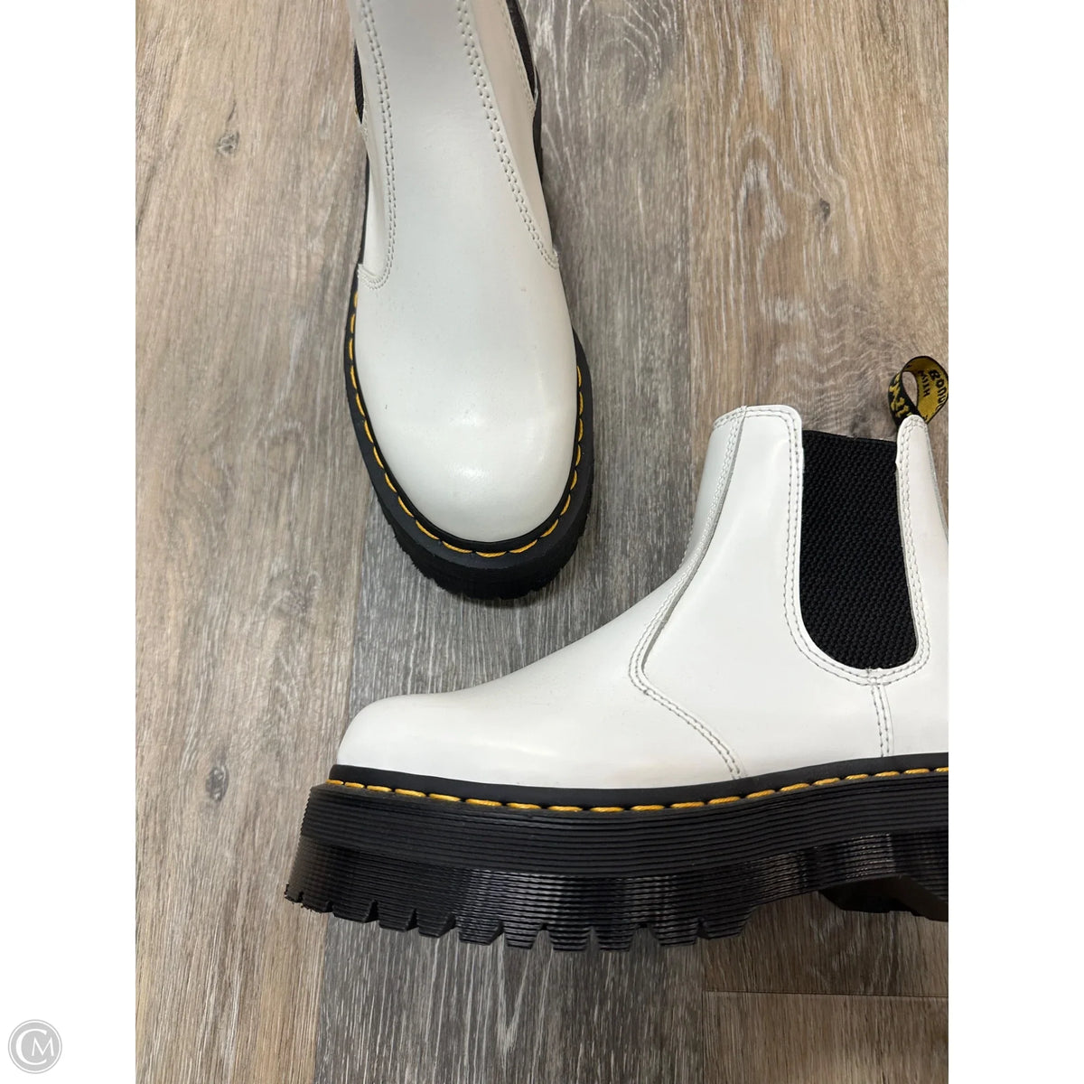 Boots Designer By Dr Martens In White, Size: 6