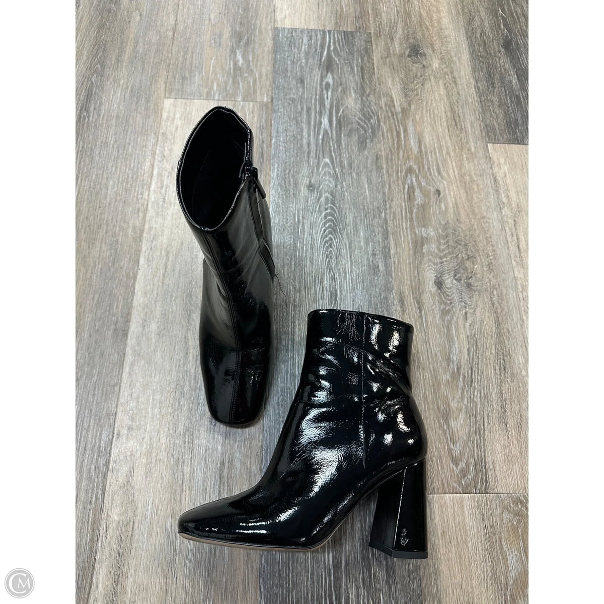 Boots Ankle Heels By Sam Edelman In Black, Size: 6.5