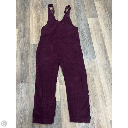 Overalls Jumpsuit By We The Free In Maroon, Size: S