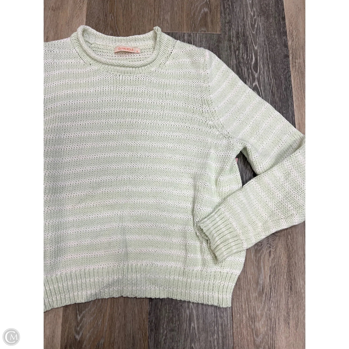 Sweater By Olivaceous In Green, Size: M