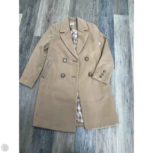 Coat Trench Coat By Cabi In Tan, Size: Xs