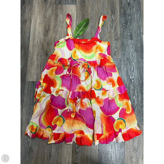 Dress Designer By Farm Rio In Pink, Size: Xs