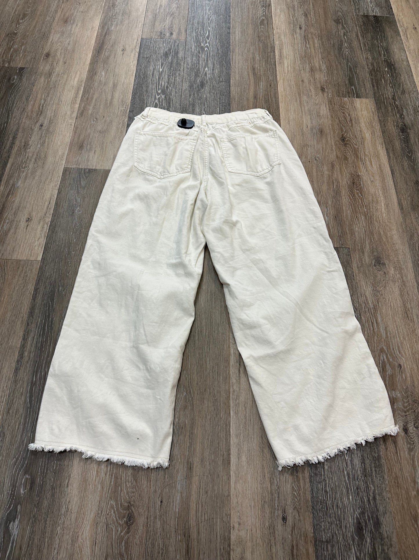 Cream Pants Ankle Charlie B, Size 8