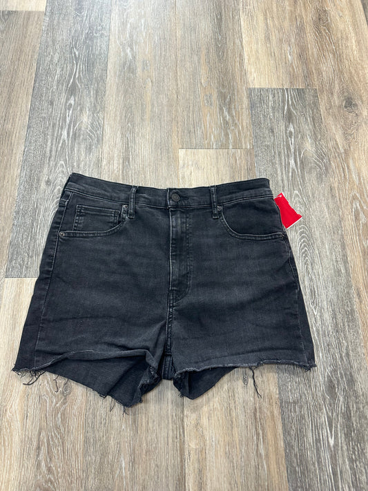 Black Denim Shorts Levis, Size 16