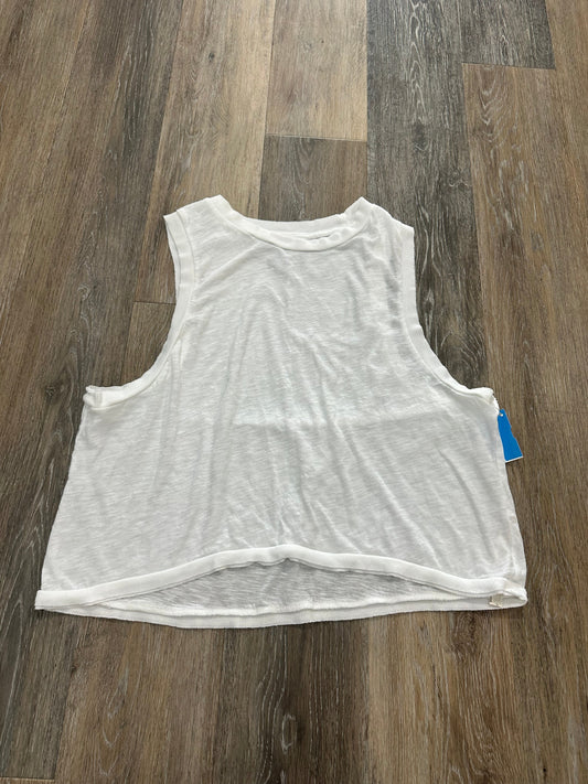 White Athletic Tank Top Free People, Size L