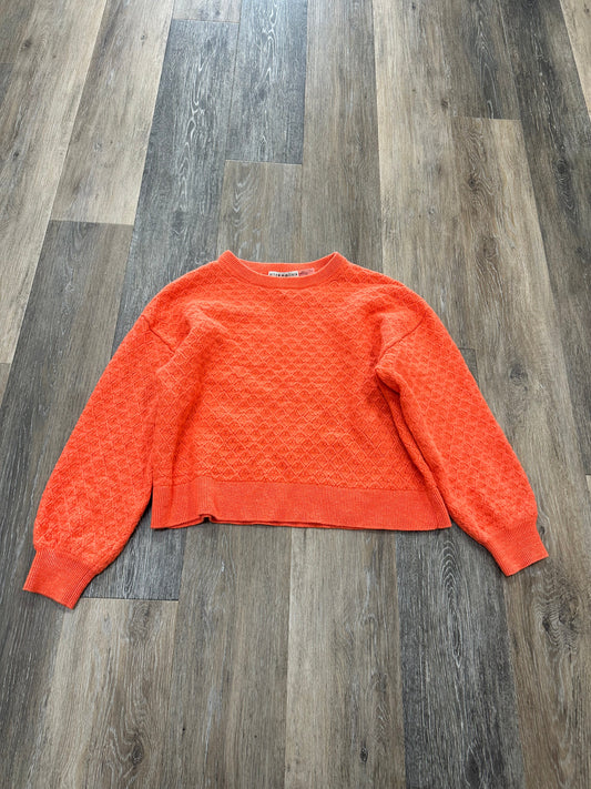 Orange Sweater Designer Alice + Olivia, Size M