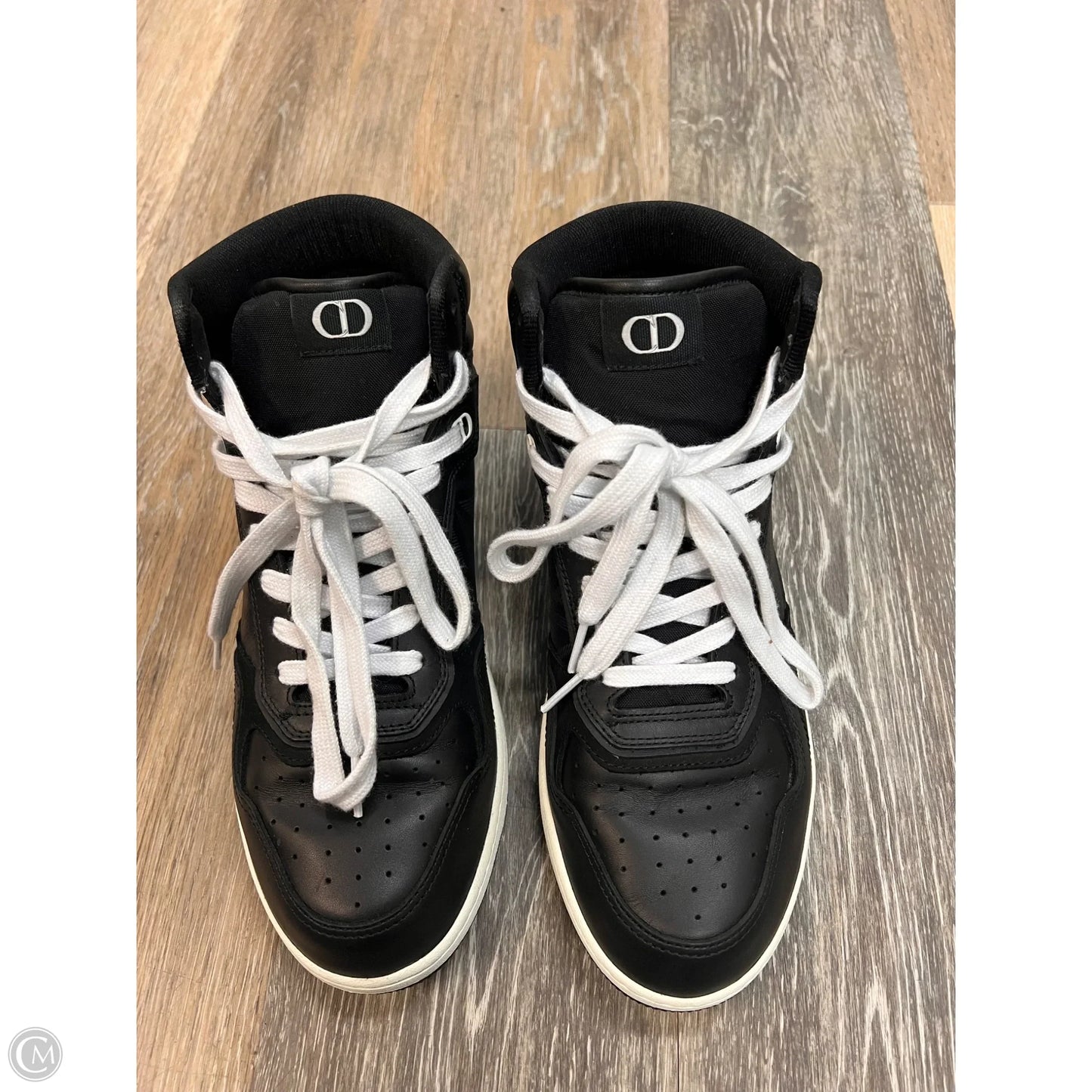 Shoes Luxury Designer By Dior In Black & White, Size: 12 (men’s 10)