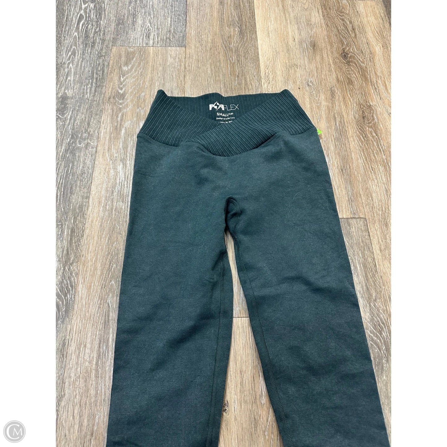 Athletic Leggings By Popflex In Green, Size: S