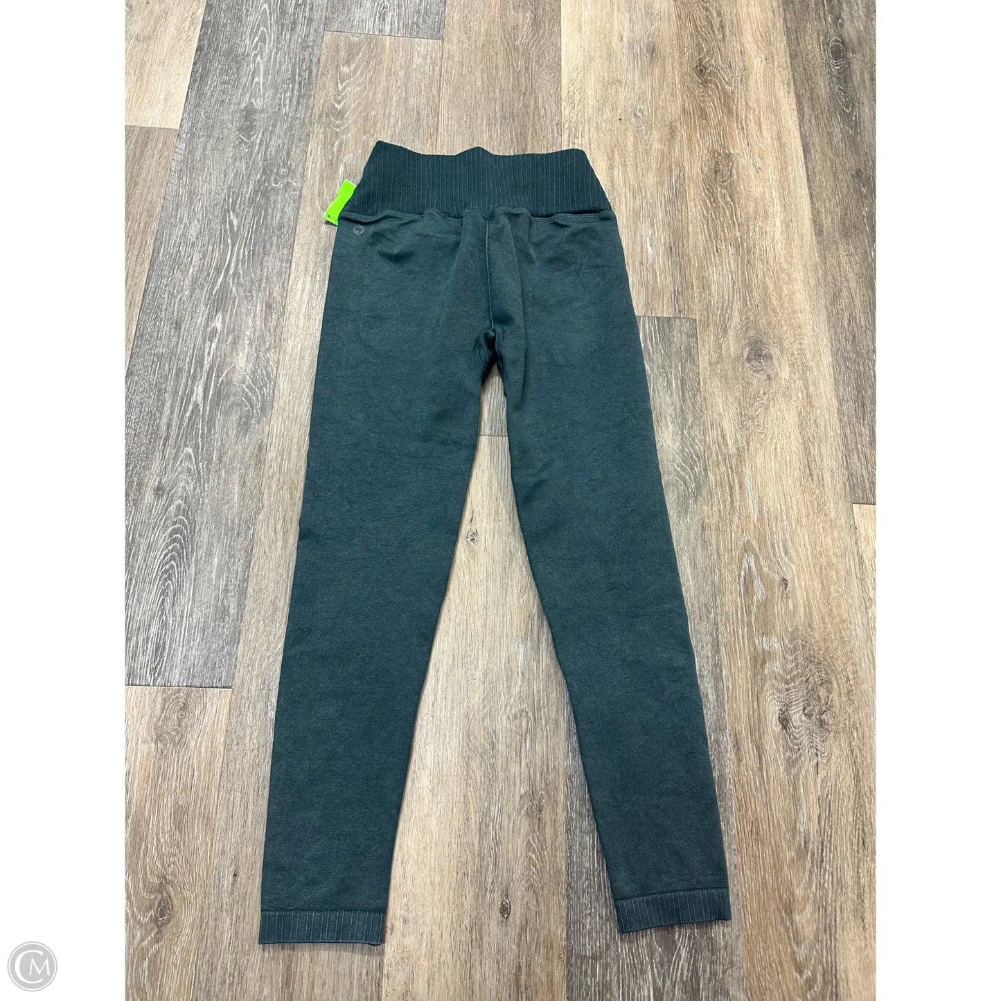 Athletic Leggings By Popflex In Green, Size: S