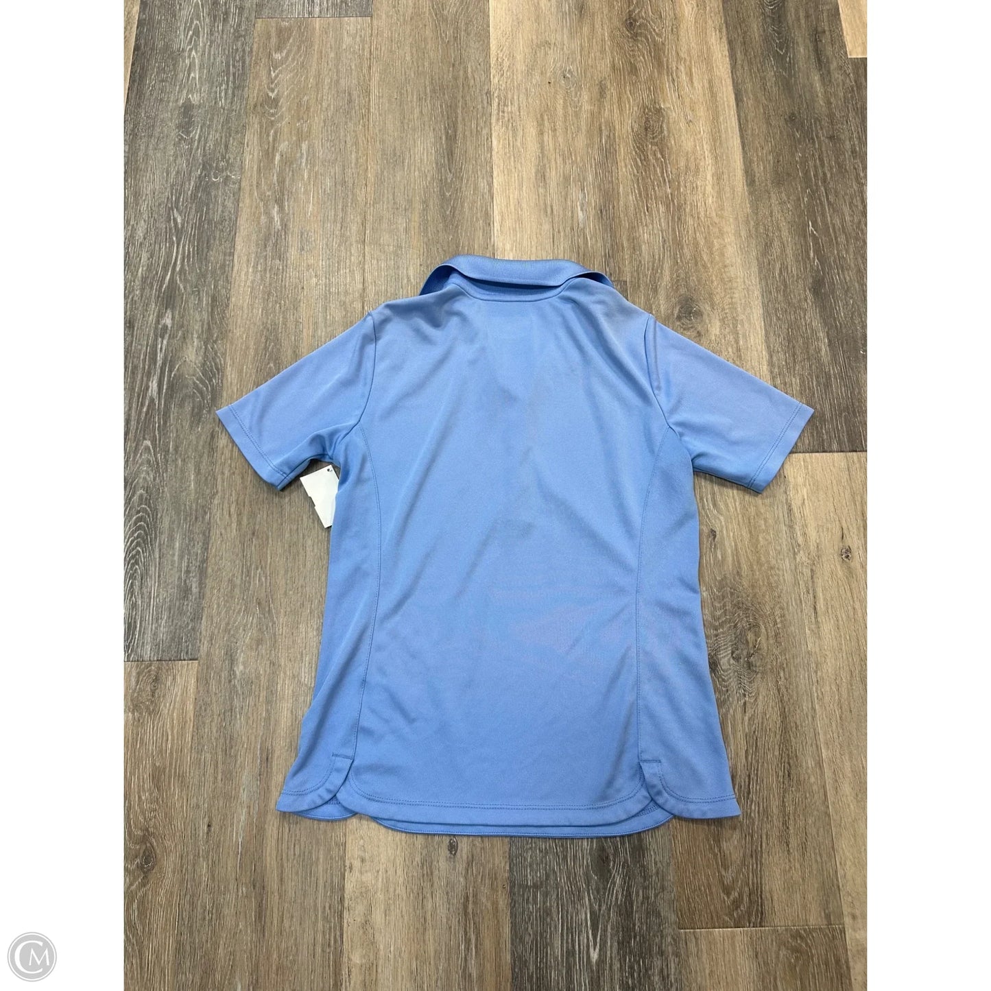Athletic Top Short Sleeve By Nike Apparel In Blue, Size: M