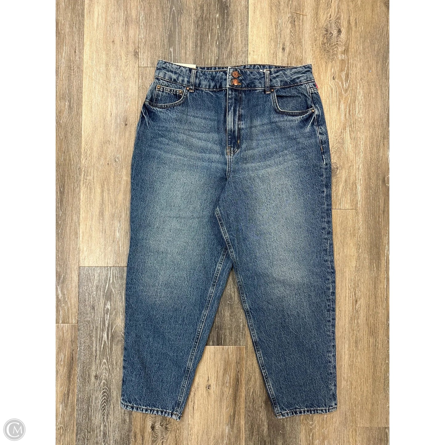 Jeans Wide Leg By Boden In Blue Denim, Size: 12