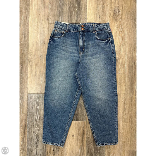 Jeans Wide Leg By Boden In Blue Denim, Size: 12