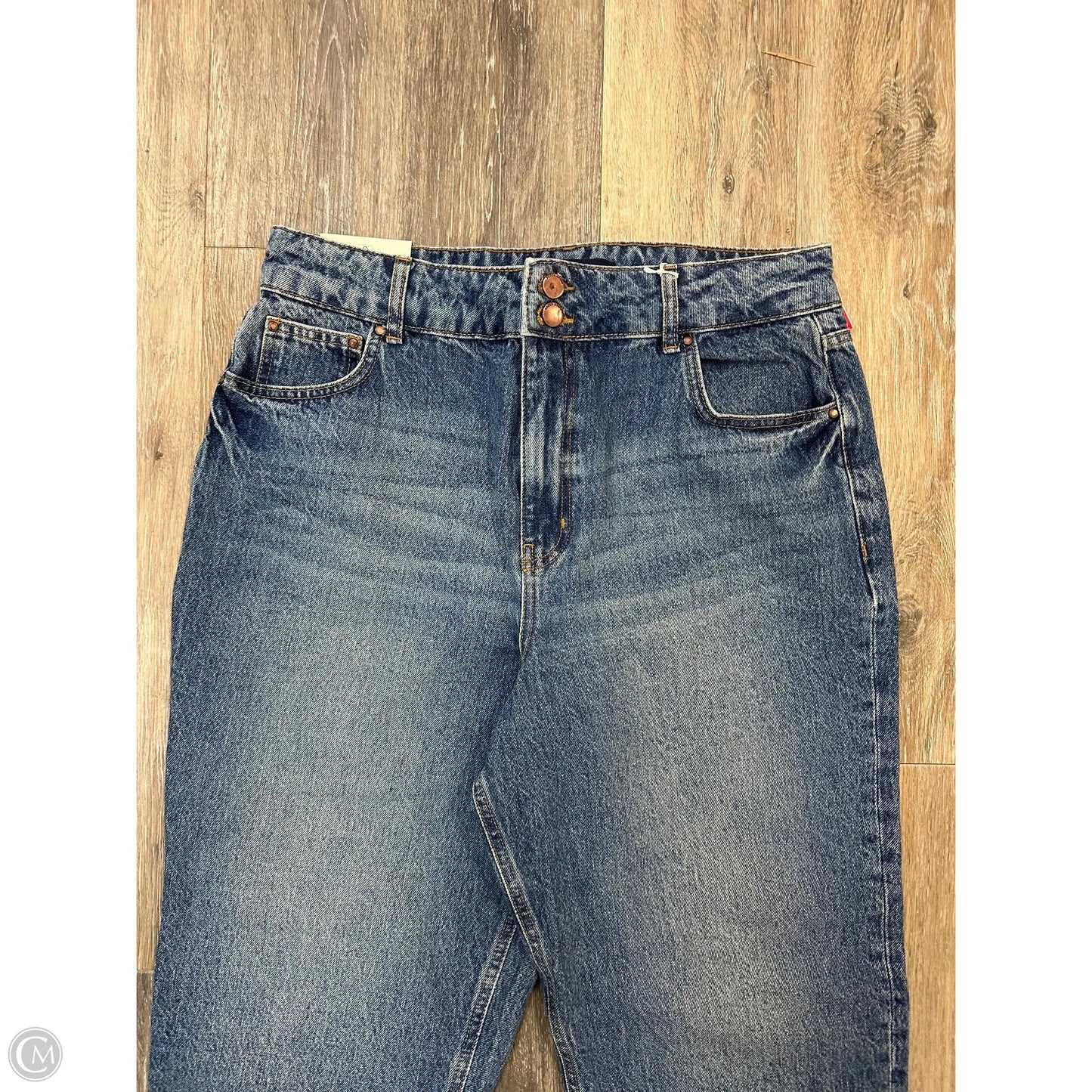 Jeans Wide Leg By Boden In Blue Denim, Size: 12