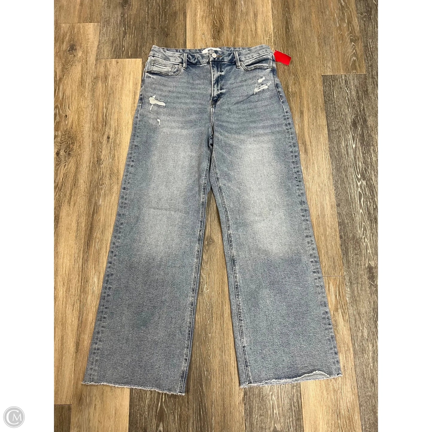 Jeans Wide Leg By Micas In Blue Denim, Size: 12