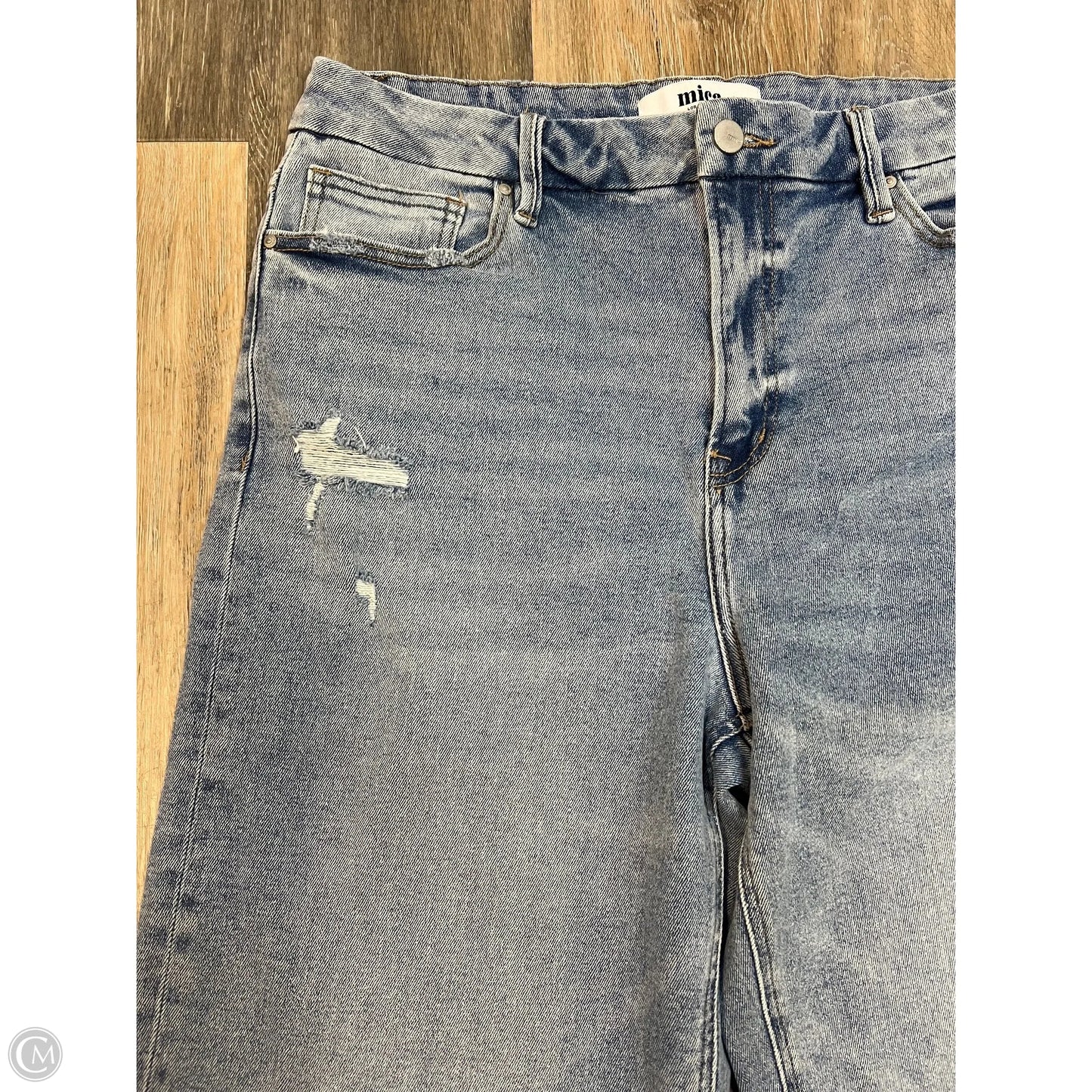 Jeans Wide Leg By Micas In Blue Denim, Size: 12