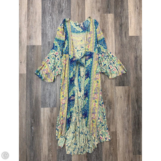 Kimono By Aratta Silent Journey In Floral Print, Size: Xs