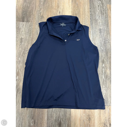 Athletic Tank Top By Vineyard Vines In Navy, Size: Xl