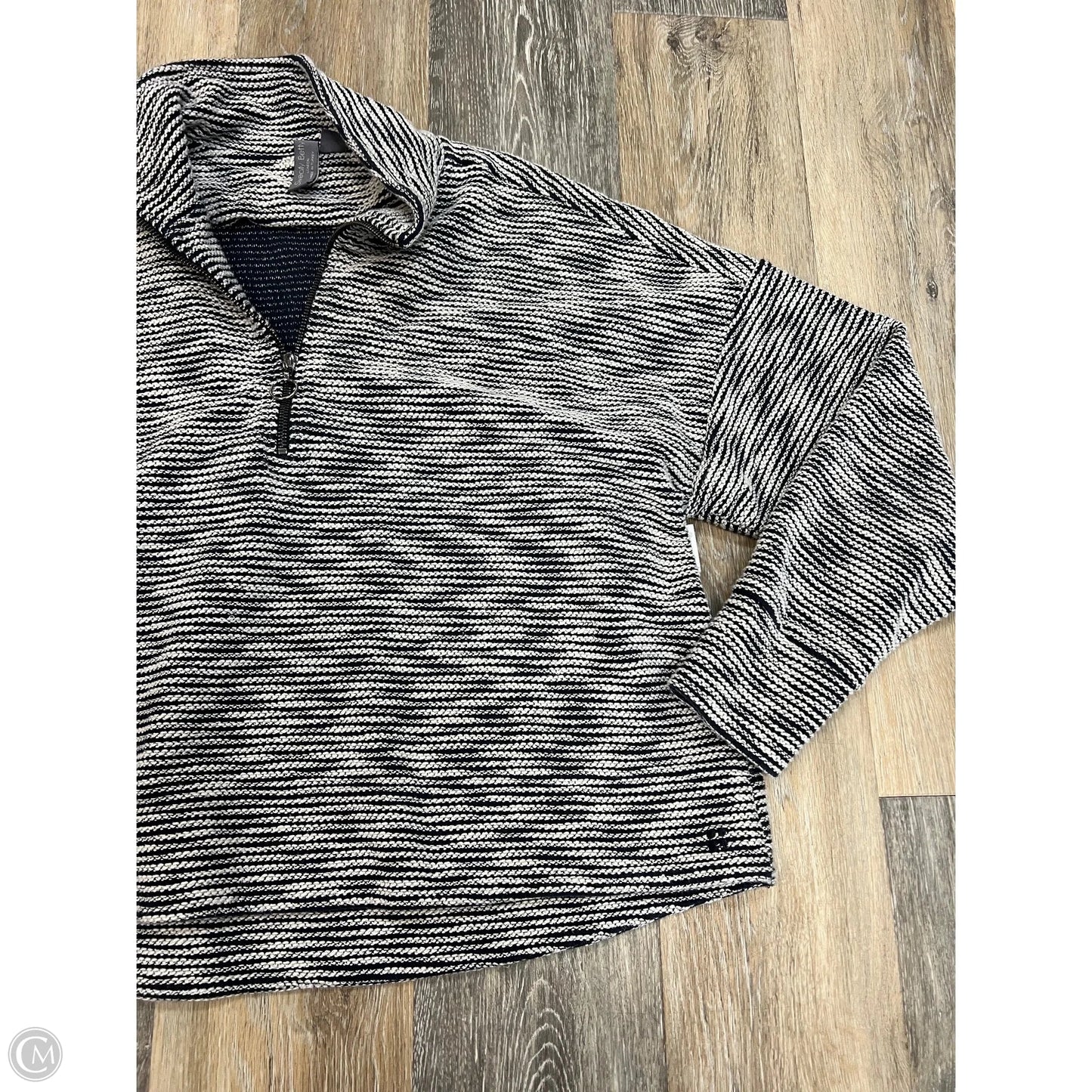 Athletic Top Long Sleeve Crewneck By Sweaty Betty In Black & White, Size: Xxl